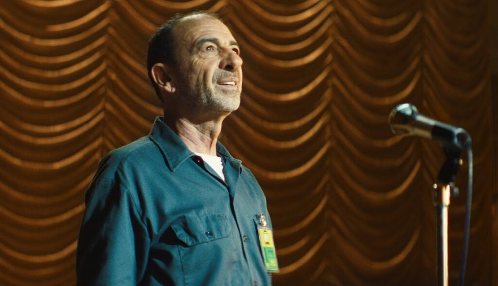 A theater janitor with a hidden musical talent stars in Amazon's Christmas ad