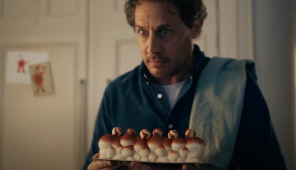 Someone has stolen the pudding in Waitrose's Christmas advert