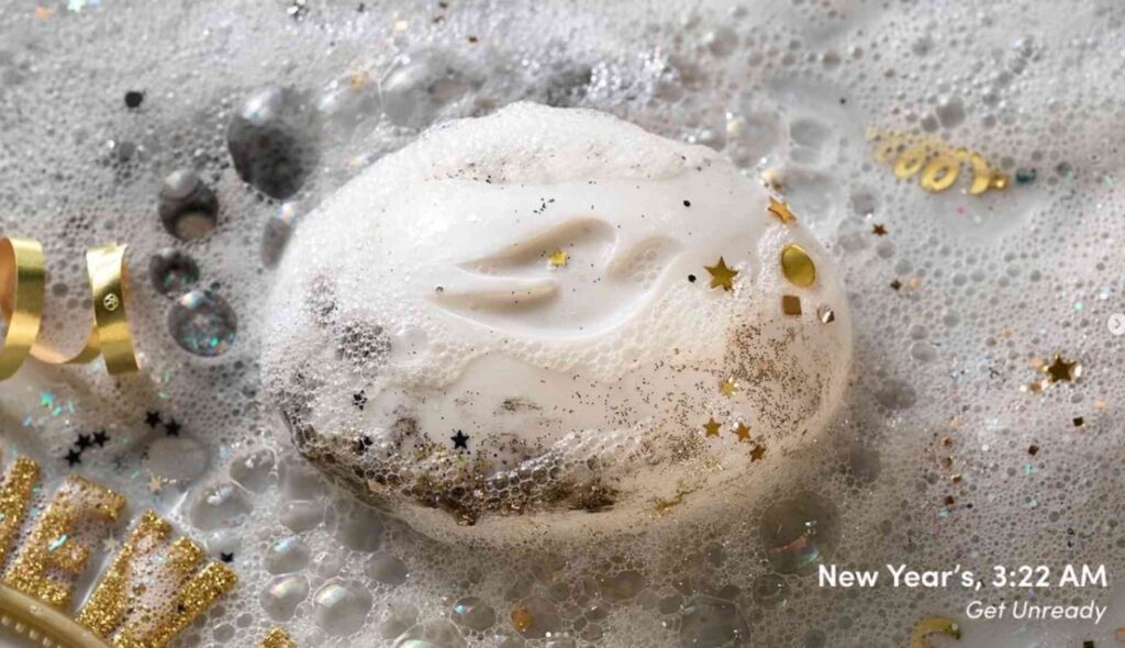 Dove highlights its soap as an ally of comfort after special celebrations