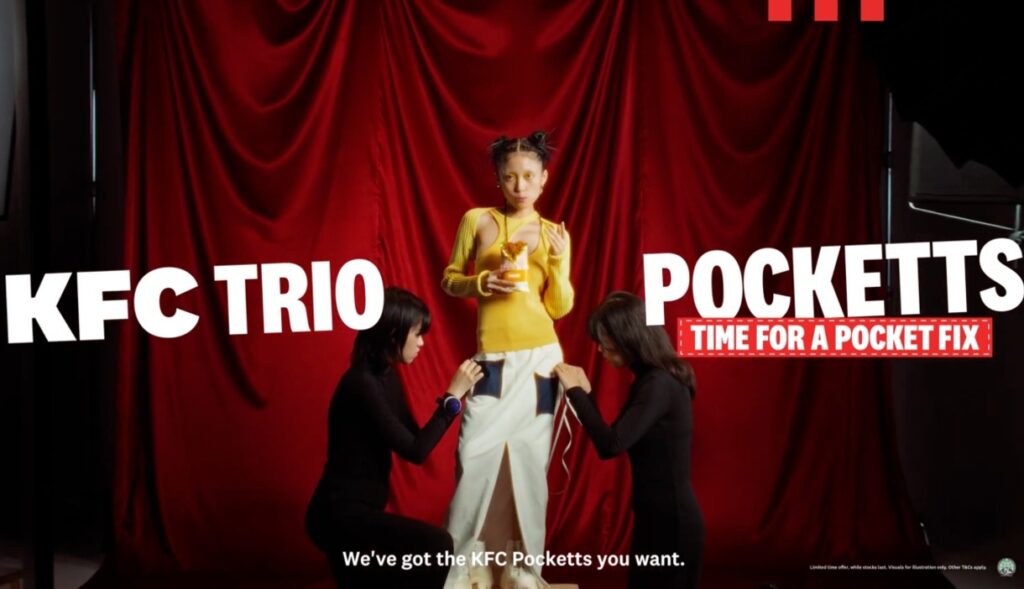 KFC Singapore talks about gender inequality in pants pockets in his new campaign
