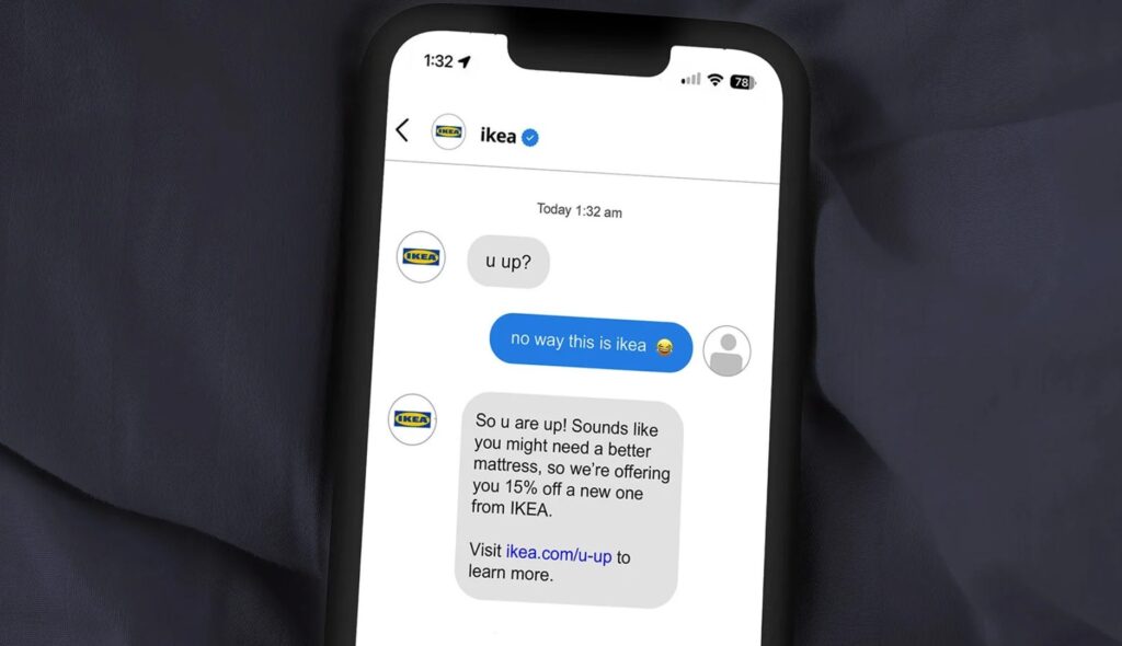 "Are you awake?": Ikea Canada sneaks into direct messages to offer discounts on mattresses