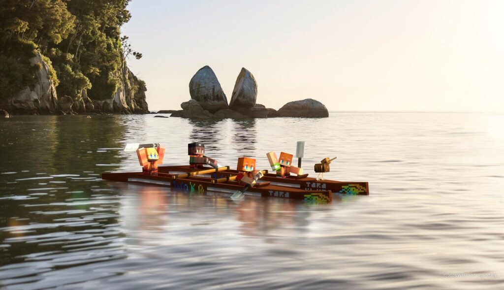 New Zealand seeks to attract visitors as a playable destination in Minecraft and is included in the promotion of the film