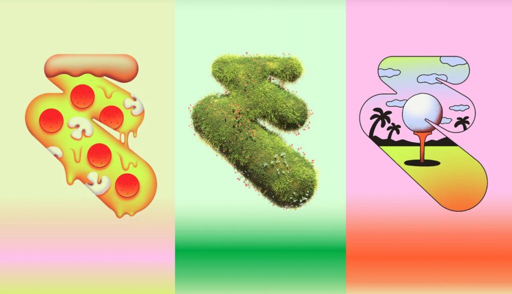 Nuevo logotipo de Eventbrite con diferentes patrones