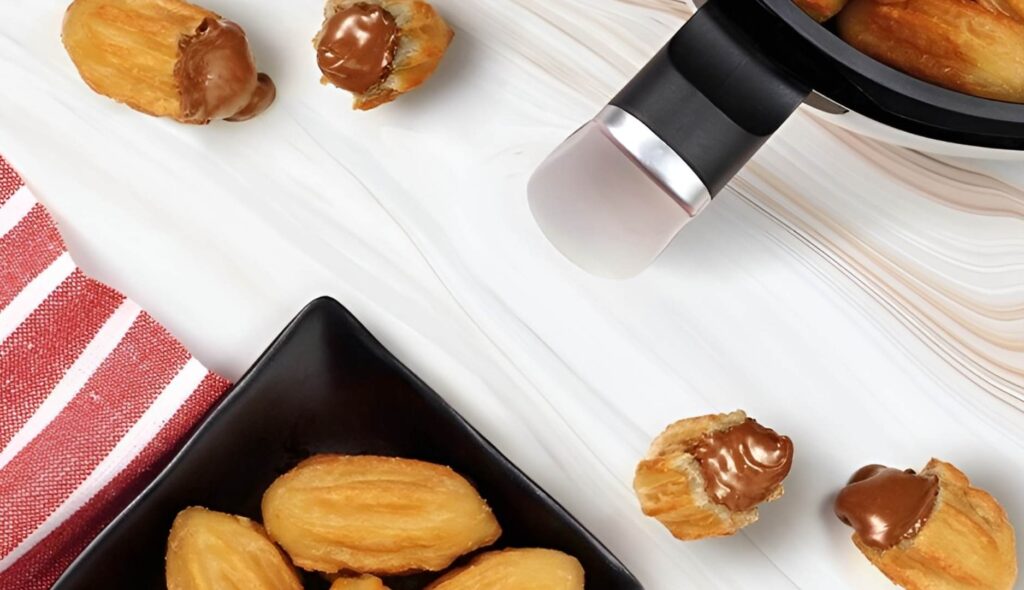 Mahees and nocilla are joined in the cobranding of some stuffed minichurros for airfryer