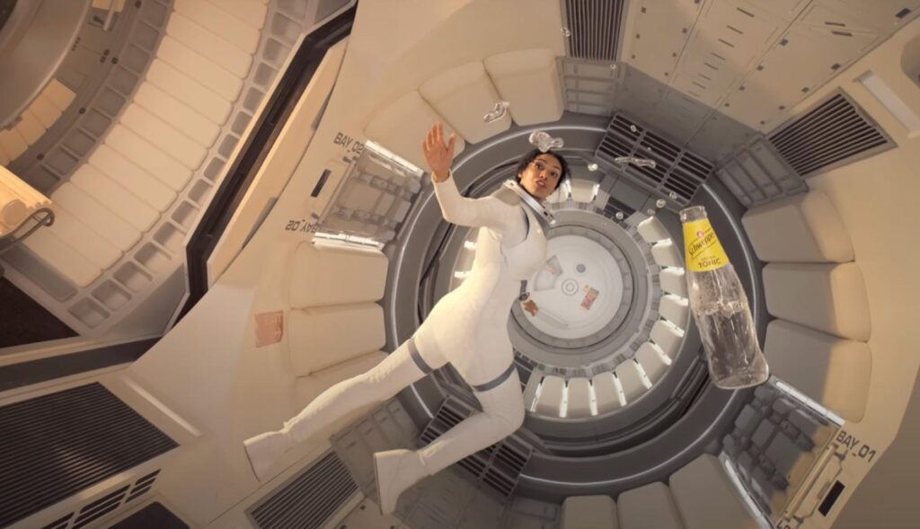 Schweppes highlights its tonic with an advertising blockbuster set on Mars