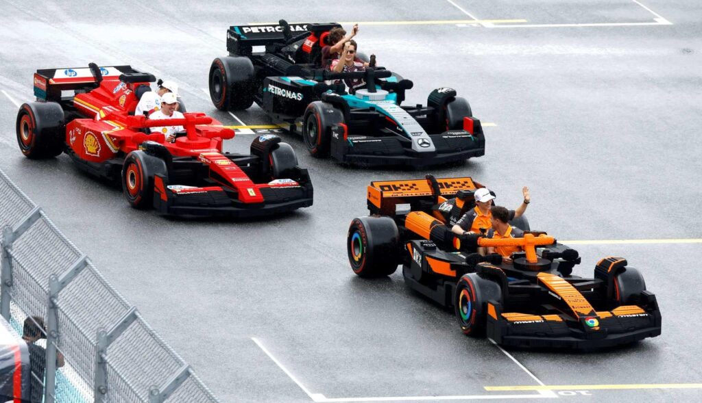 Réplicas de Lego a tamaño real de coches de Fórmula 1