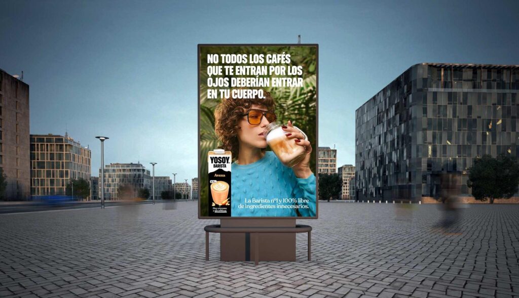 Aesthetic coffees inside and out. Yosoy claims transparency in your new campaign