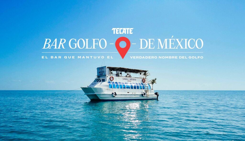 Tecate beer claims the Gulf of Mexico with innovation and creativity: a special edition and a floating bar