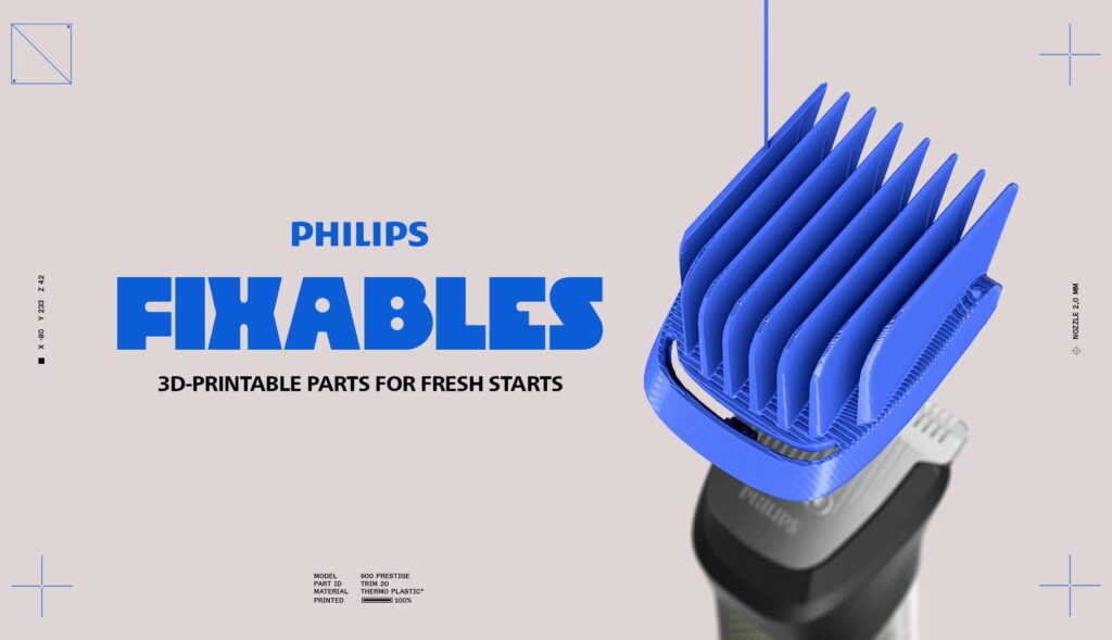 Philips promotes repair by releasing component design for 3D printing