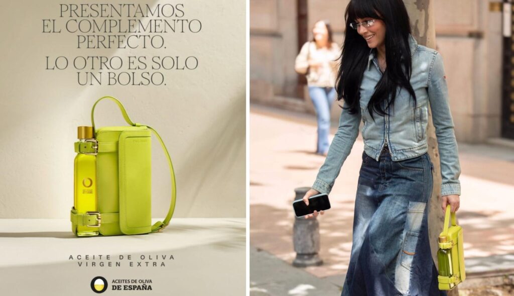 "The perfect complement": the olive oil bag of Spain to promote the product