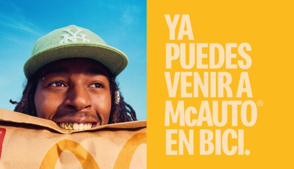 McDonald's communicates with “bites” that accepts bikes and scooters in his mcauto