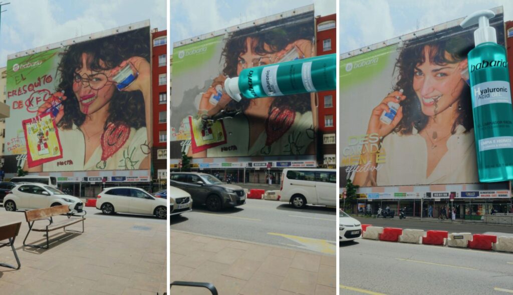 A Boomerang canvas: Babaria and KFC have joined their creative paths with an innovative approach to outdoor advertising