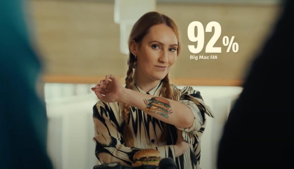 McDonald's places Big Mac fans in the center of their new advertising campaign