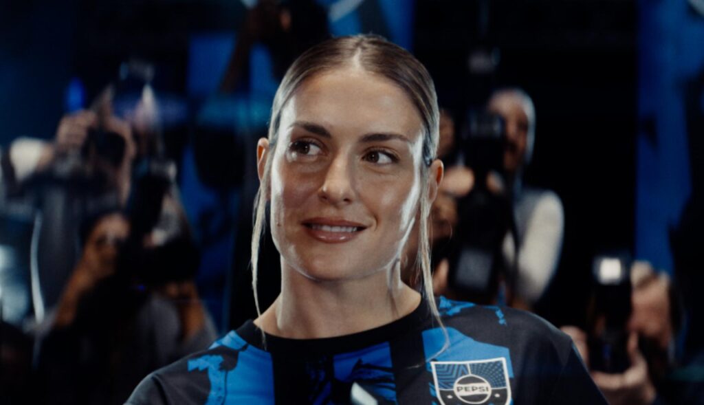 Alexia Putellas en un anuncio de Pepsi