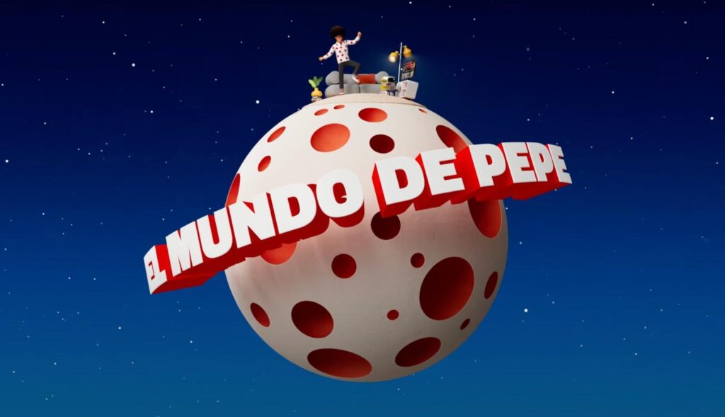 Planeta animado del anuncio de PepePhone