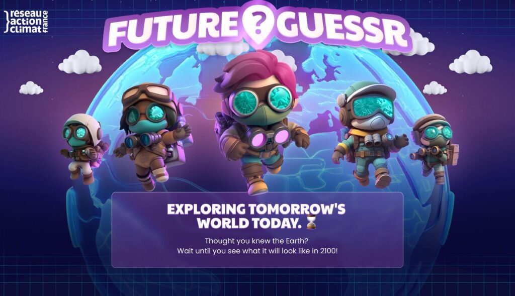 Guess the planet in the year 2100 or how to gemify awareness of climate change