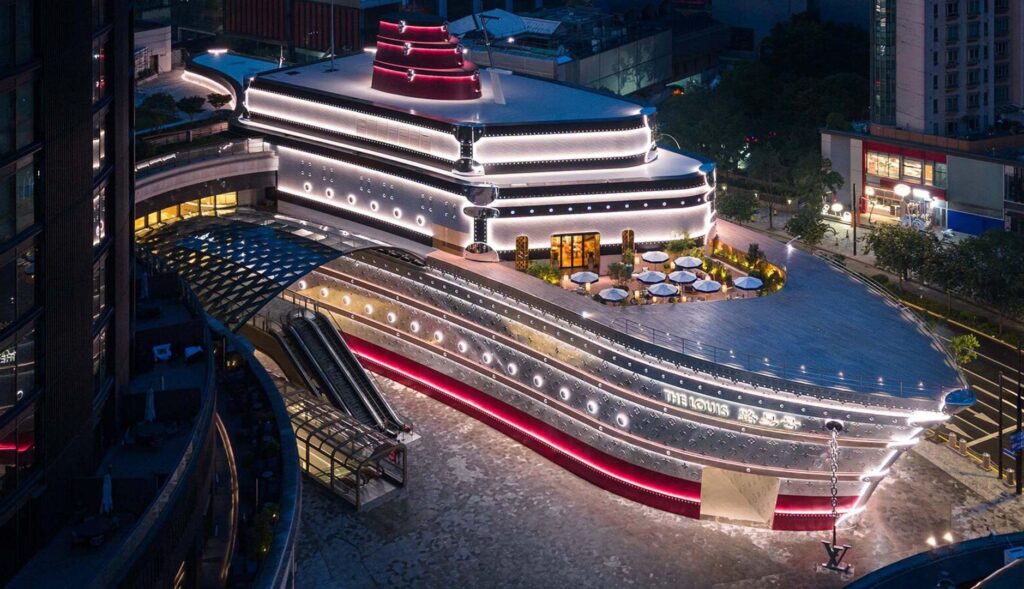 Louis Vuitton raises the shopping experience with a luxury cruise -shaped store in Shanghai