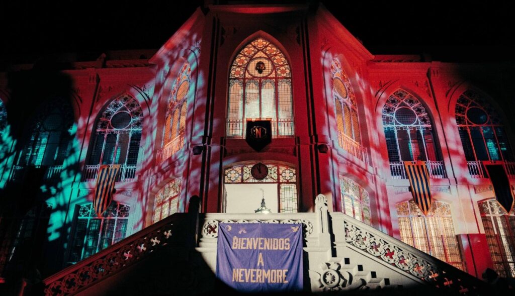 Netflix recreates the Nevermore Academy of "Wednesday", which can be visited at a school in Madrid