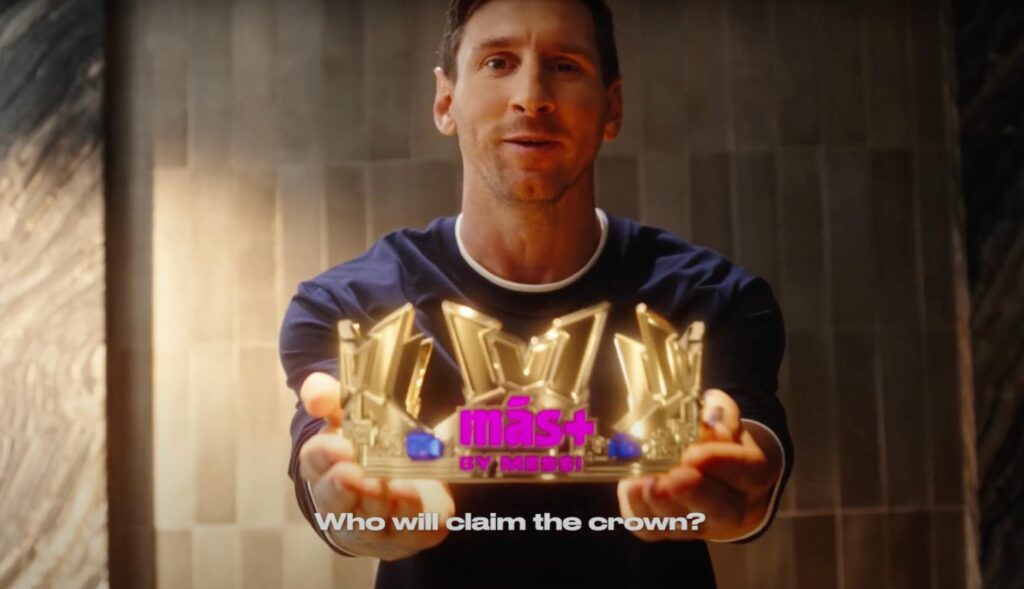 Messi creates an international soccer tournament against 1 to promote your moisturizing drink