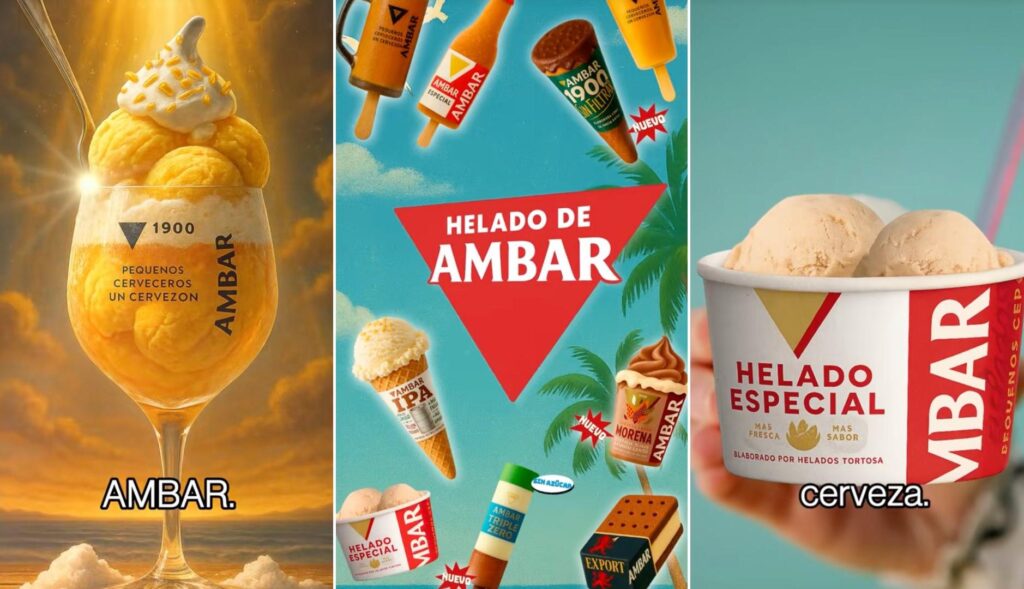 Ambar expands his brand with an ice cream flavored to his beer