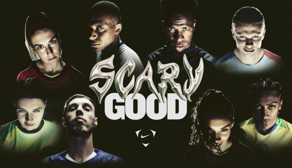 Imagen de la campaña Scary good, de Nike Football