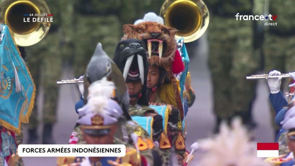 Why was Indonesia the guest of honor of July 14?