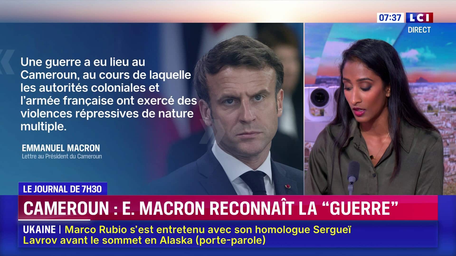 What is this "war" that France admits having conducted in Cameroon?
