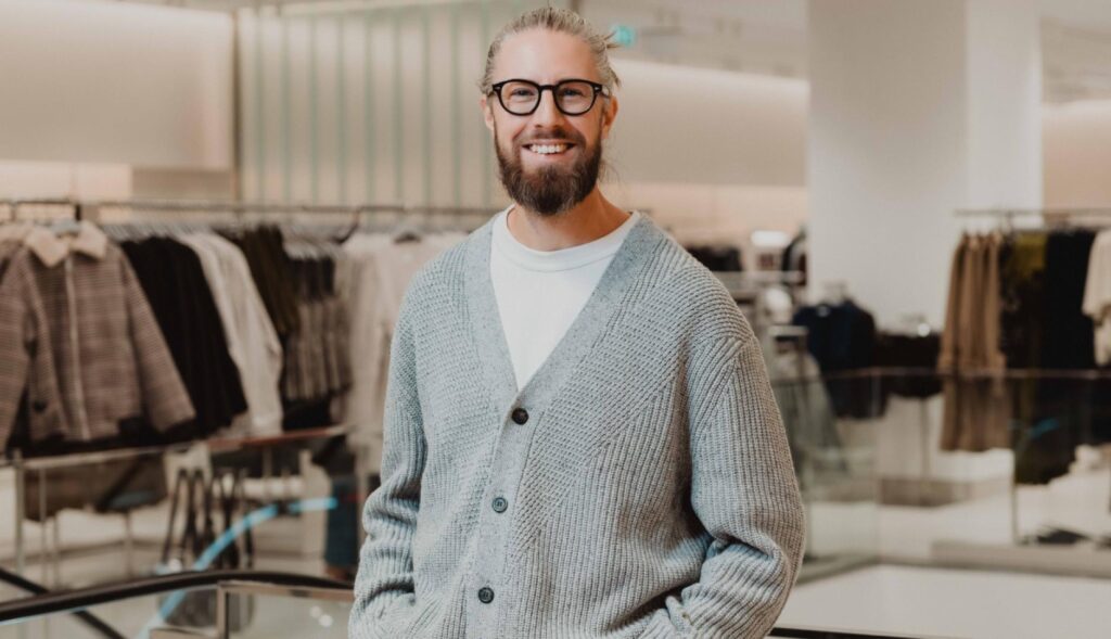 Una imagen de Johan en la flagship de H&M en Gran Vía (Madrid)