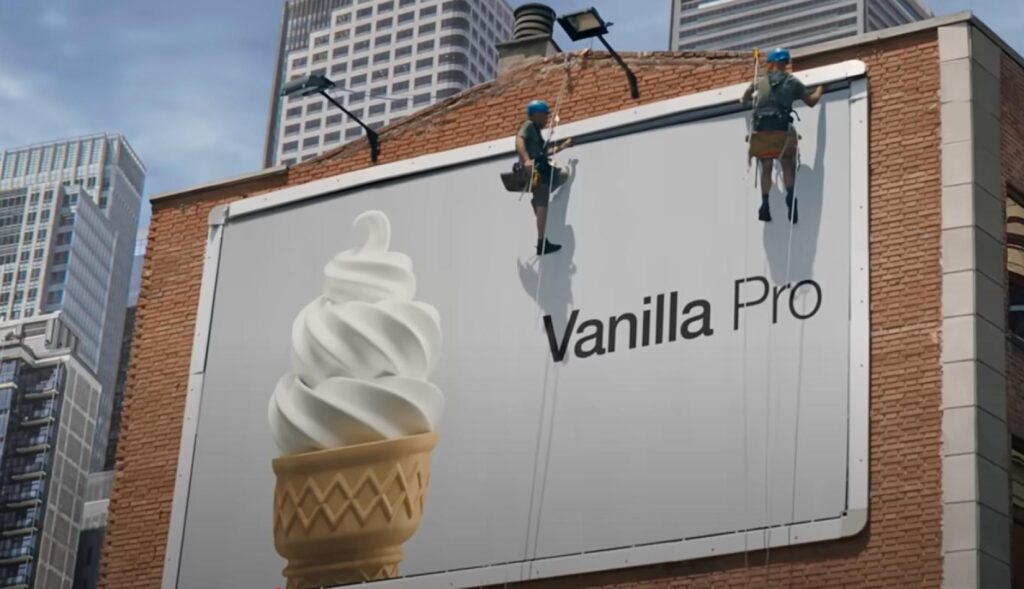 Google compares the rest of the phones with vanilla ice cream to make fun of uniformity in the market