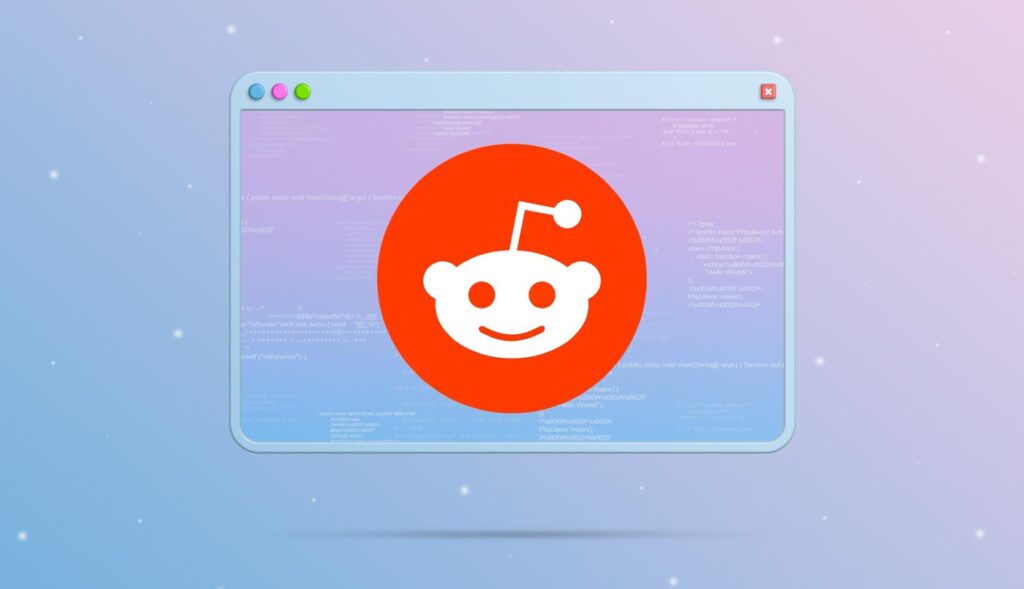 Logotipo de Reddit en la interfaz de un navegador