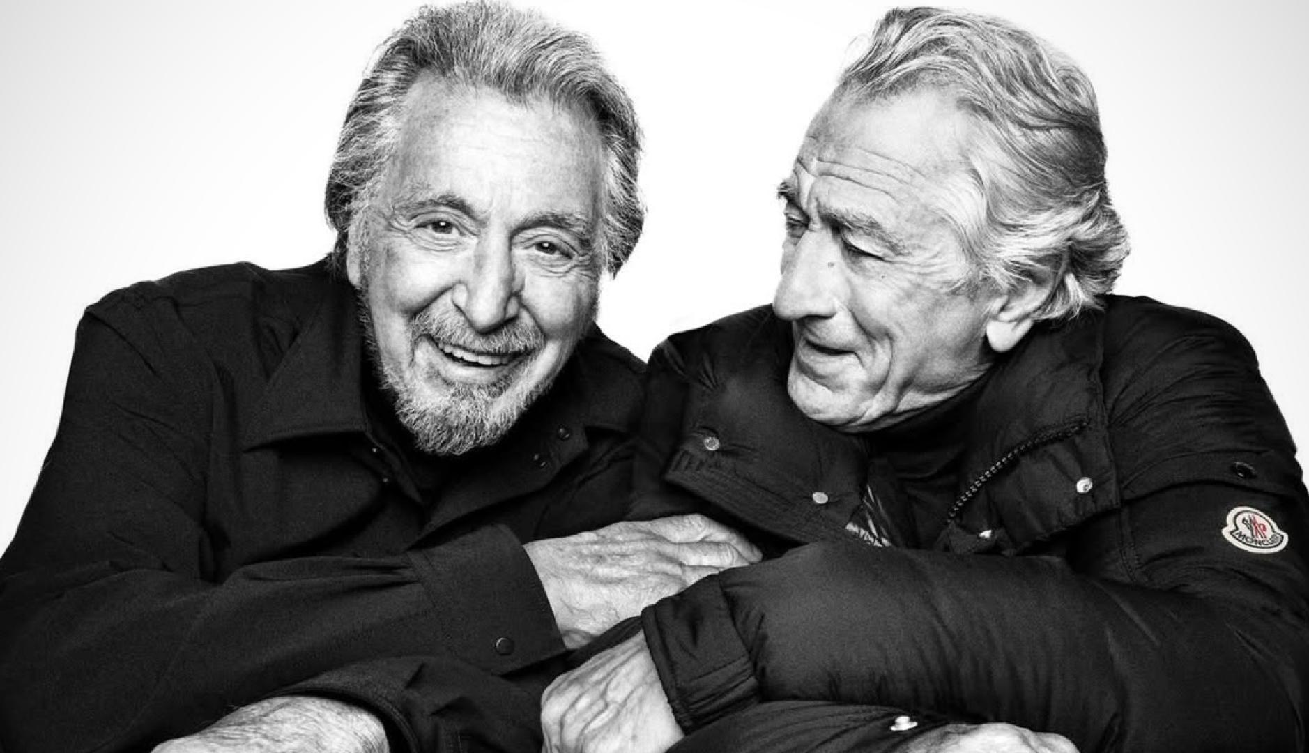 Robert De Niro and Al Pacino star in the first joint campaign of their career for Moncler