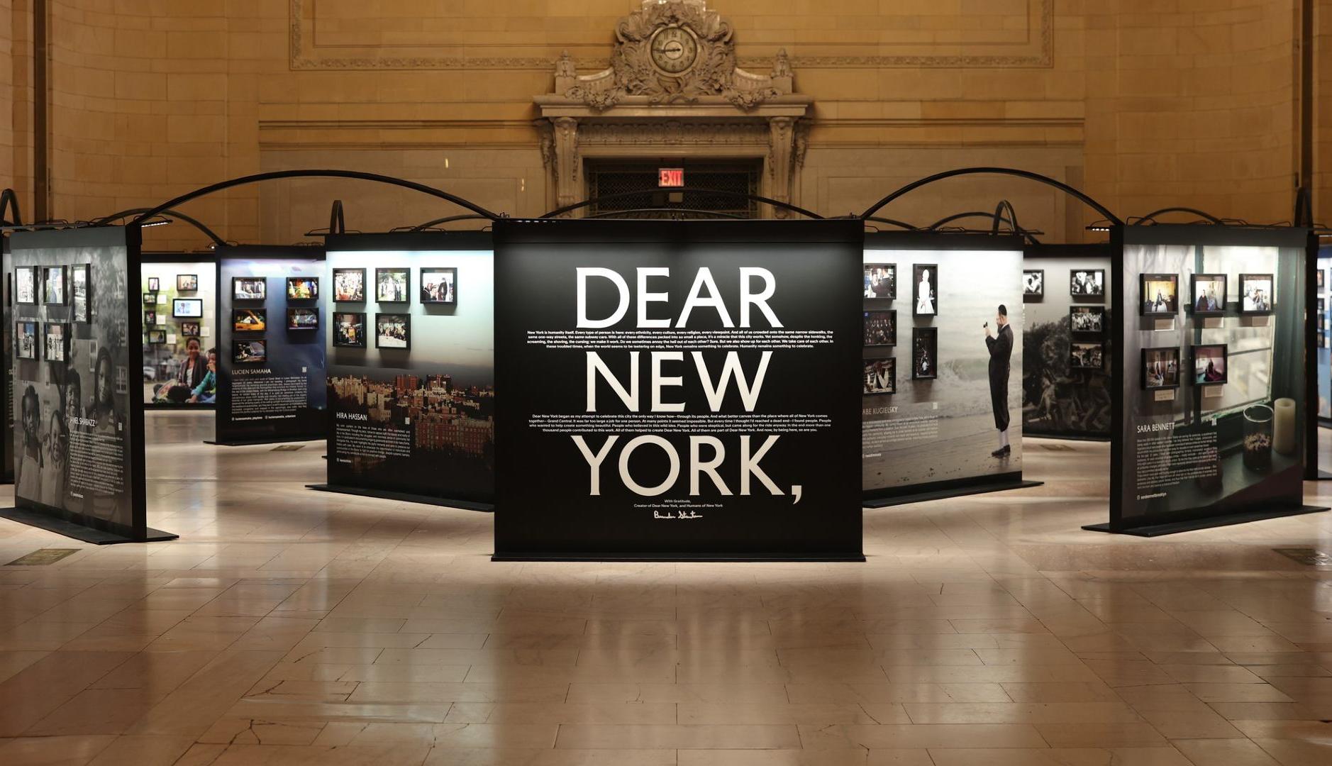 Exposición artística en la estación central de Nueva York