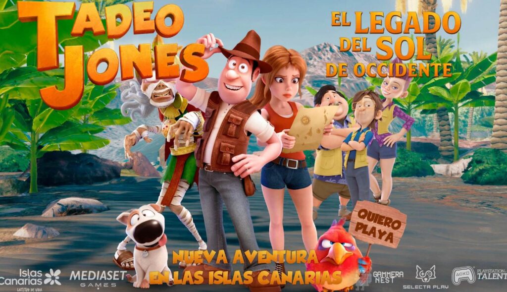Cartel de la expansión del videojuego de Tadeo Jones
