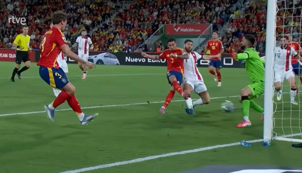 Partido de la selección española de fútbol