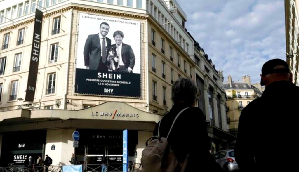 The same day that Shein opens its physical store in Paris, France begins the process to ban its e-commerce