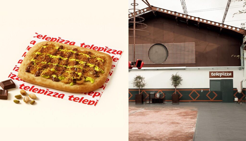 Pizza de chocolate del Telepizza