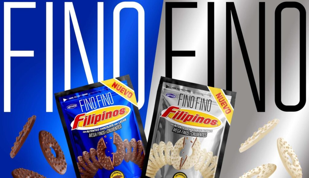 Los paquetes del nuevo producto Fino Fino de Filipinos