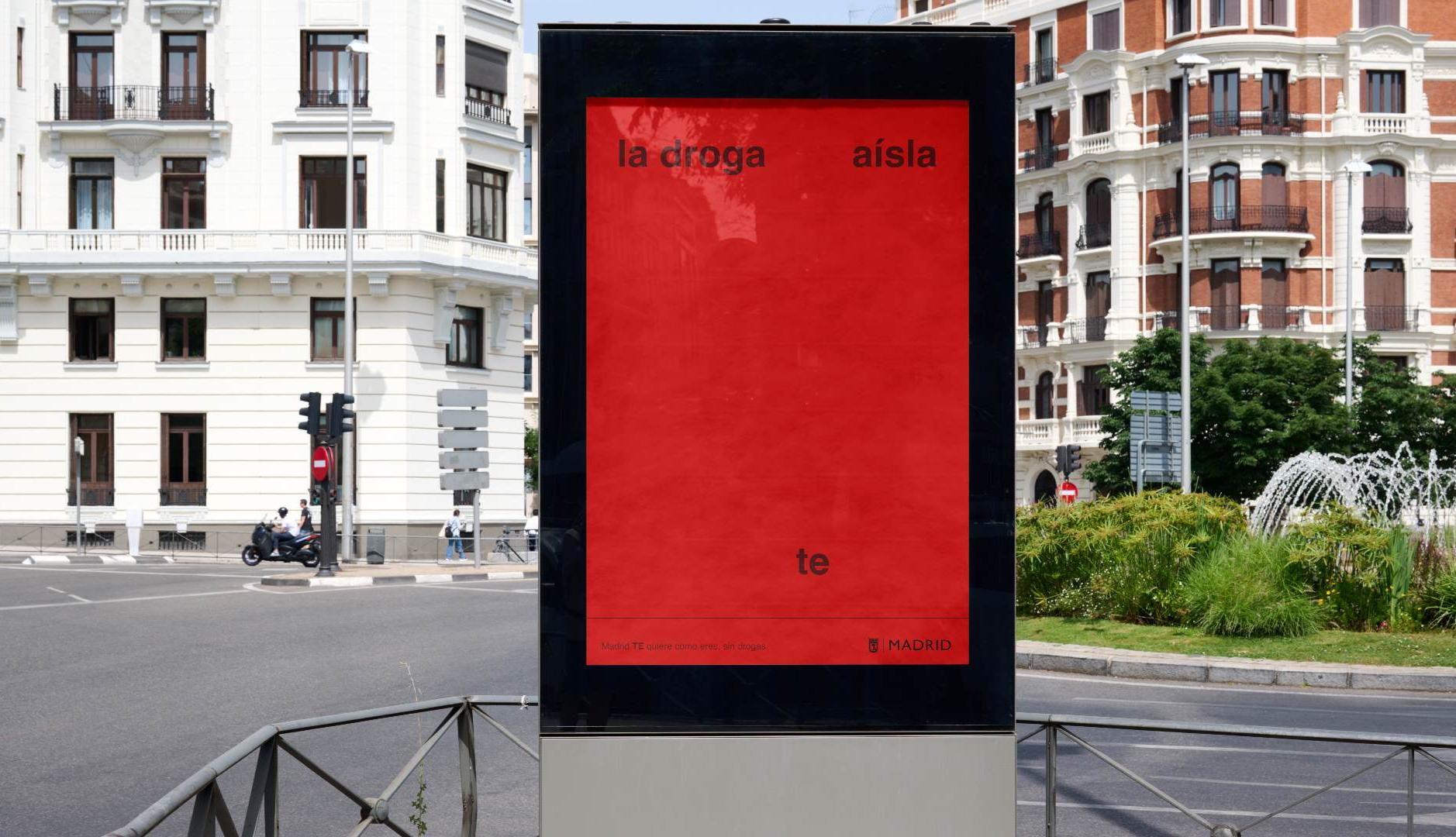 “Madrid loves you as you are, without drugs”: the City Council highlights the invisible effects in an awareness campaign