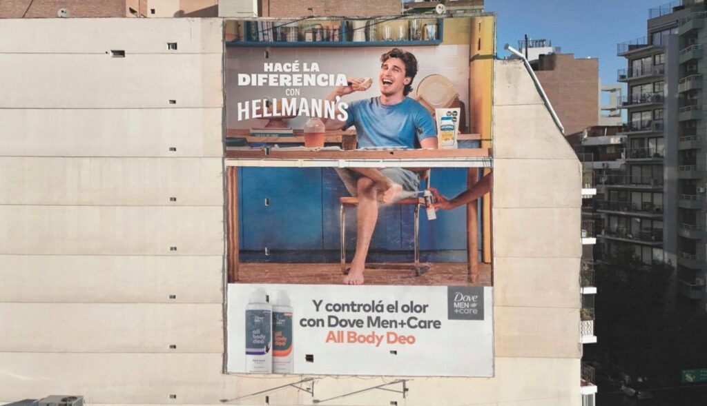 Dove Men+Care “hacks” other brands' billboards to promote its new deodorant