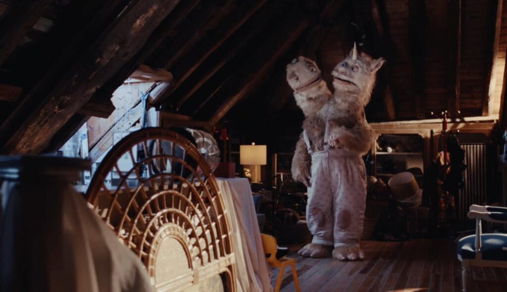 Criatura de dos cabezas Nano y Choco, del cortometraje de la Fundación PorqueViven