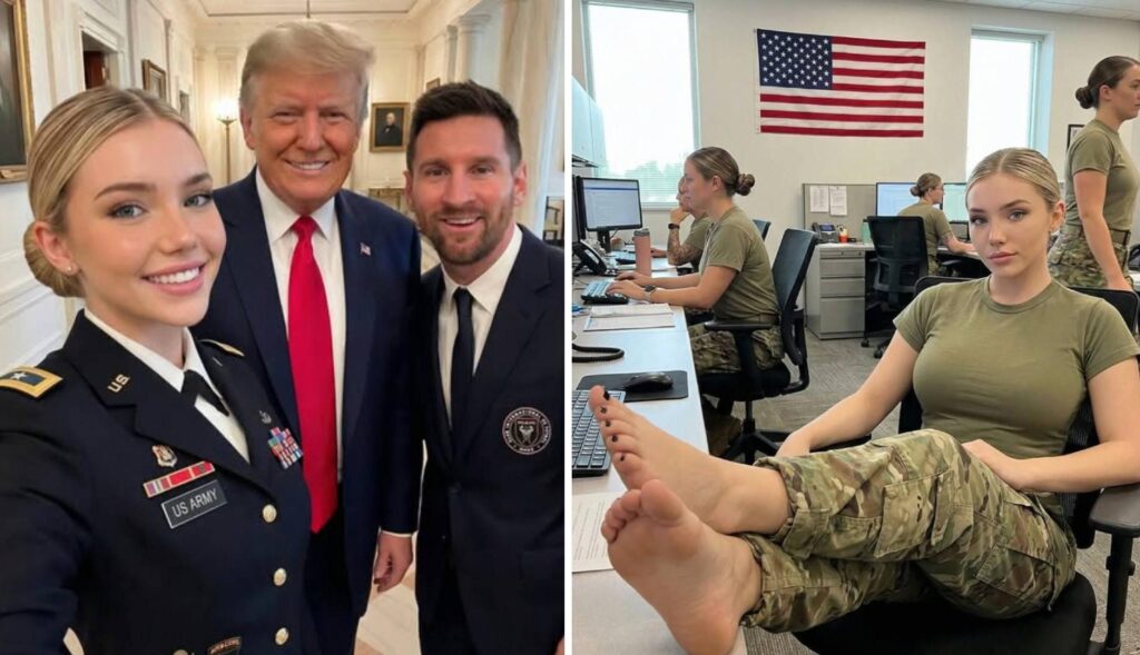 Jessica Foster, the AI ​​influencer who puts political propaganda at the service of Only Fans