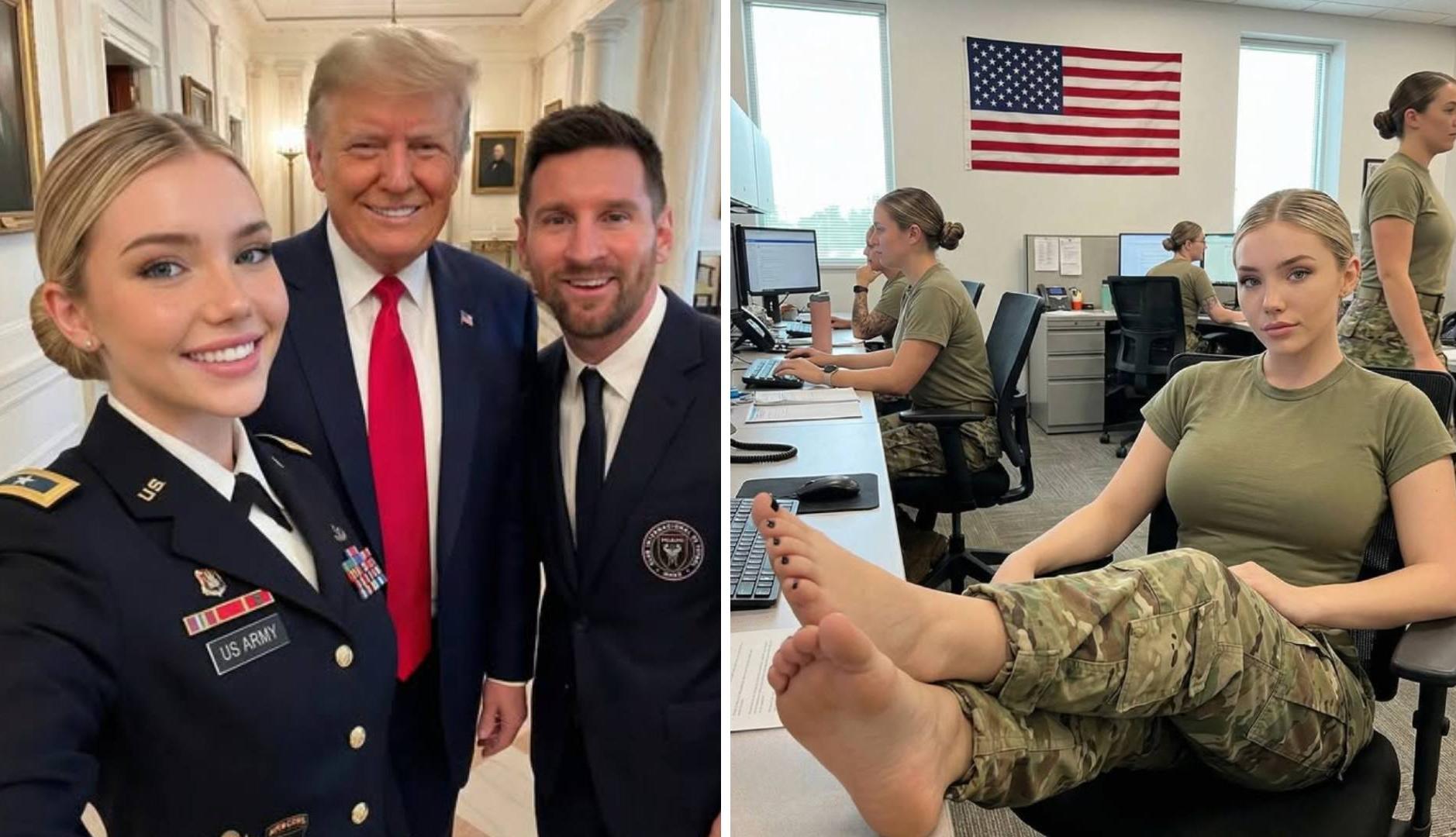 Jessica Foster, the AI ​​influencer who puts political propaganda at the service of Only Fans