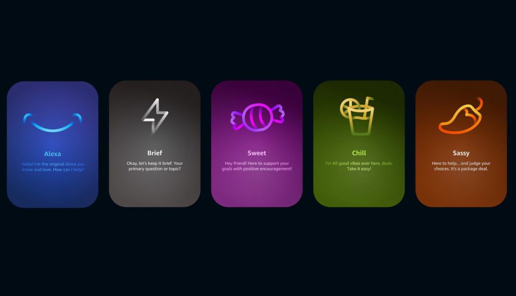Personalidades de Alexa