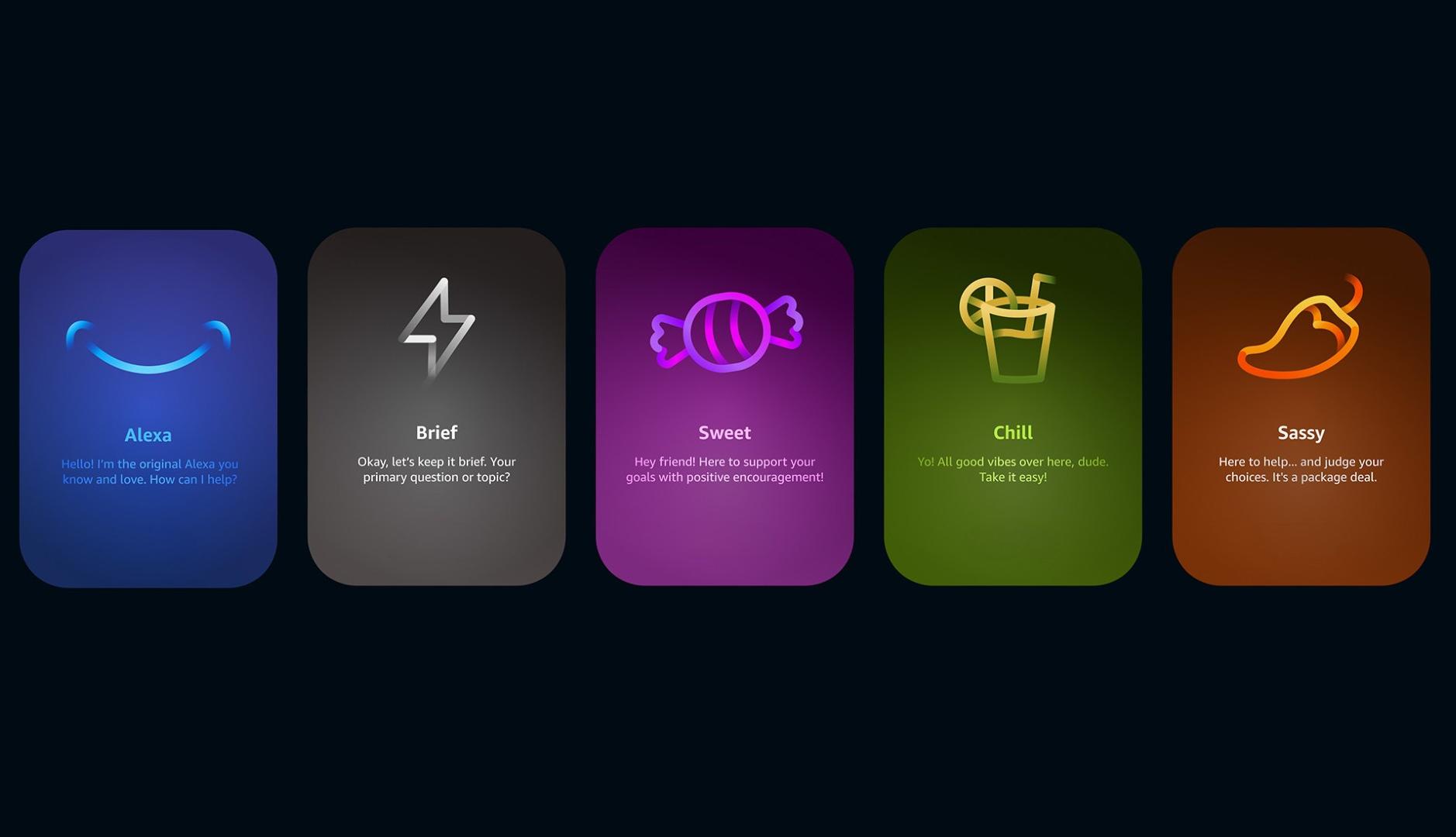 Personalidades de Alexa