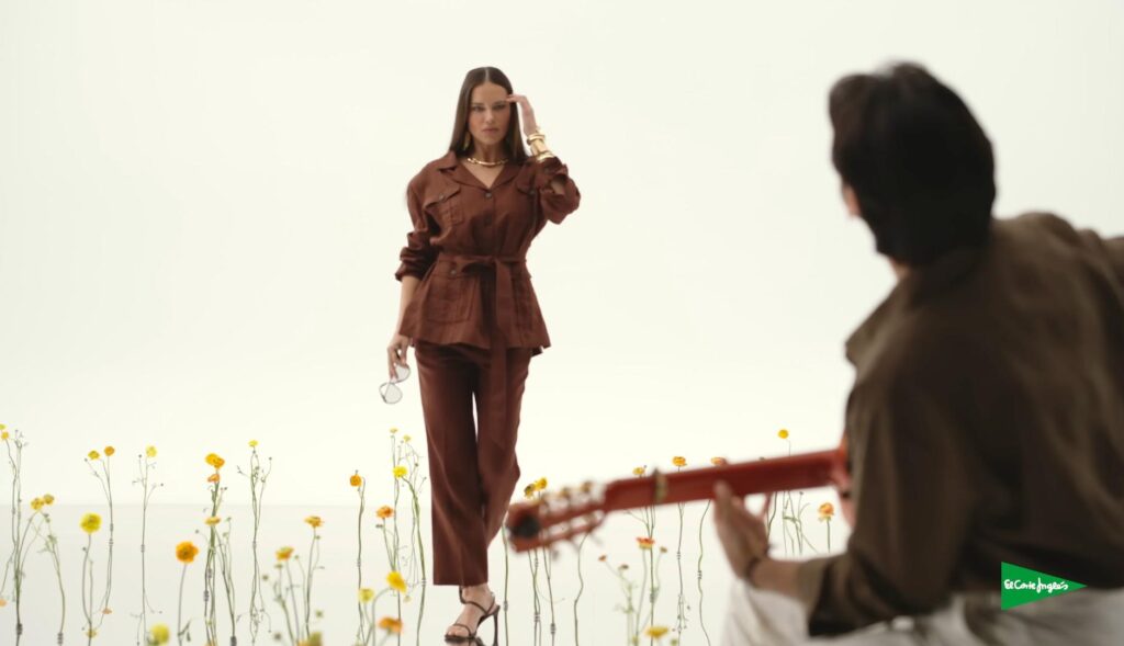 Adriana Lima y Yerai Cortés en el anuncio de primavera de El Corte Inglés