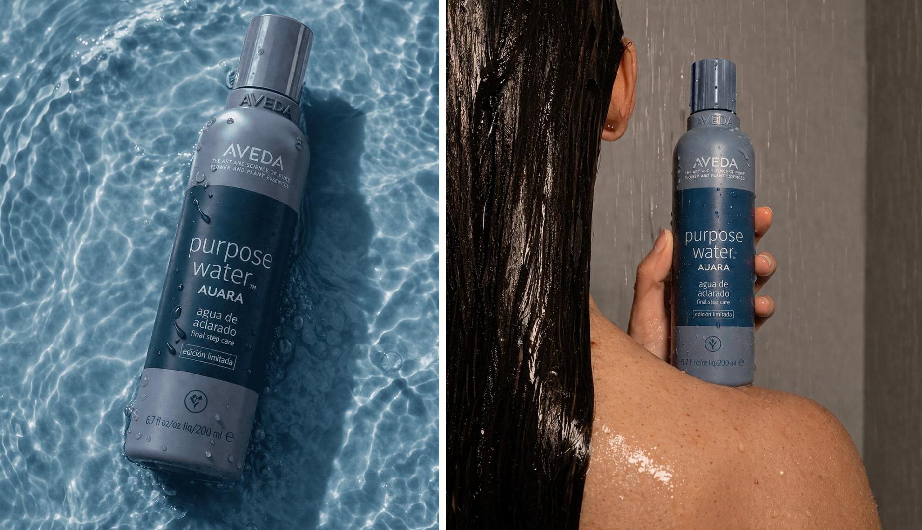 Aveda and Auara launch “Purpose Water”, a fake product to make the value of water visible