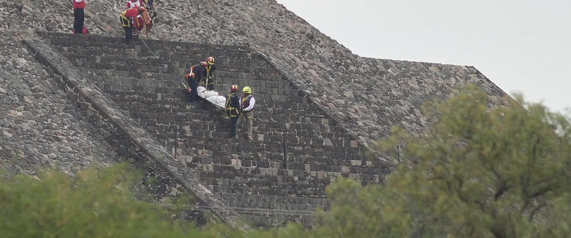What is this site in Teotihuacán where there was a shooting?