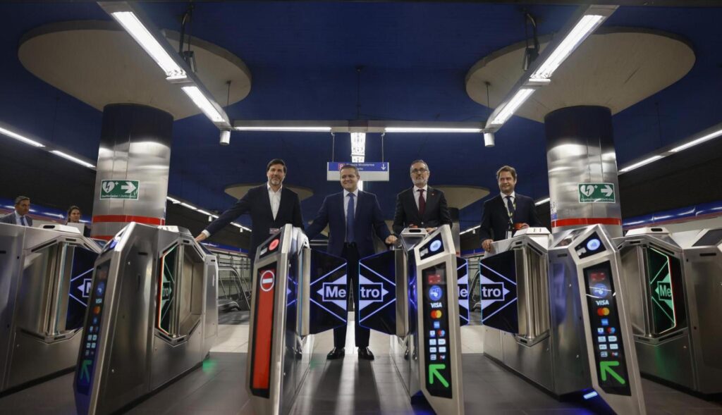 Madrid Metro implements direct payment with bank card at turnstiles