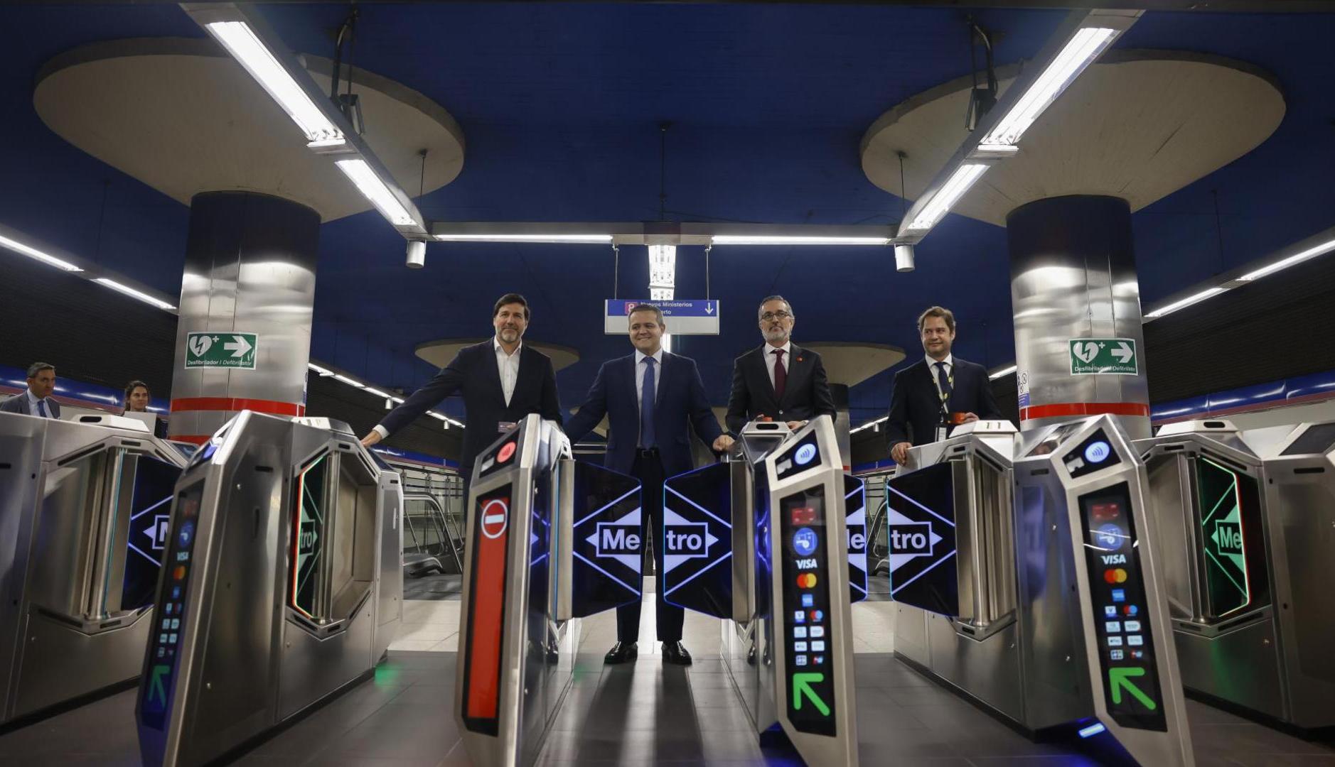 Madrid Metro implements direct payment with bank card at turnstiles
