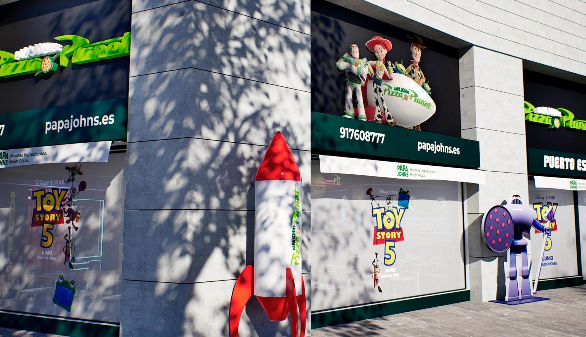 Papa Johns Pizza Planet